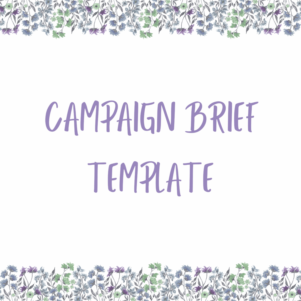 Campaign Brief Template Image