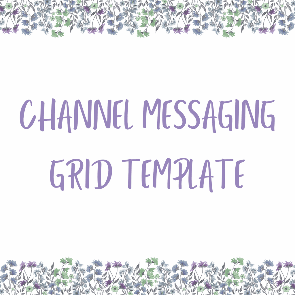 Channel Messaging Grid Template Image