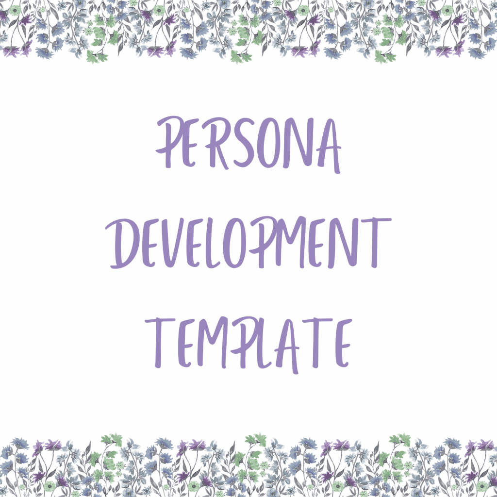 Persona Development Template Image